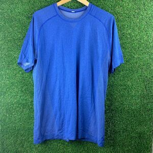 LULULEMON Men’s L S/S Athletic Gym Training Shirt Blue